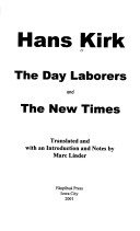 Cover of Day Laborers & the New Times