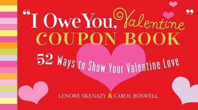 Book cover for "I Owe You, Valentine" Coupon Book