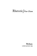 Book cover for Rhetoric
