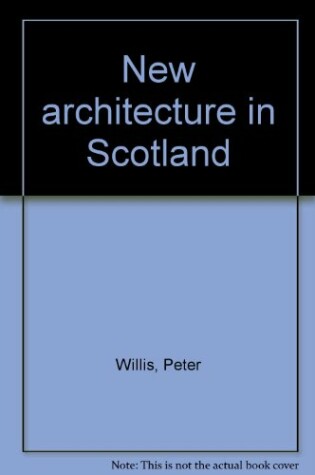 Cover of New Architecture in Scotland