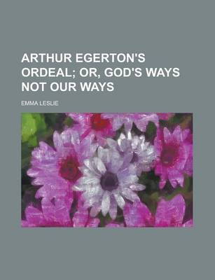 Book cover for Arthur Egerton's Ordeal