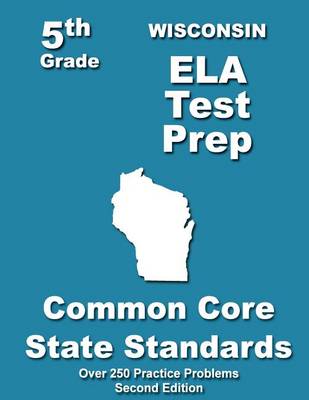 Book cover for Wisconsin 5th Grade ELA Test Prep