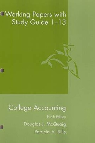 Cover of College Accounting Working Papers with Study Guide