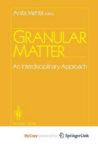 Cover of Granular Matter