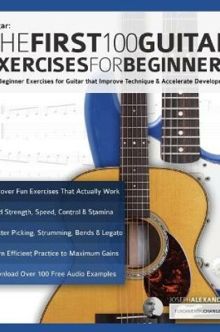 Cover of The First 100 Guitar Exercises for Beginners
