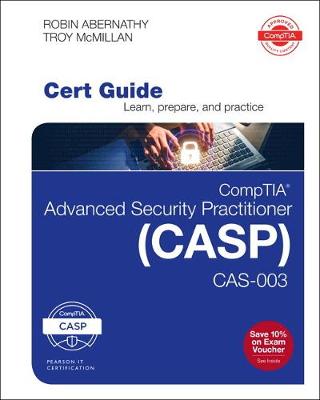 Book cover for CompTIA Advanced Security Practitioner (CASP) CAS-003 Cert Guide