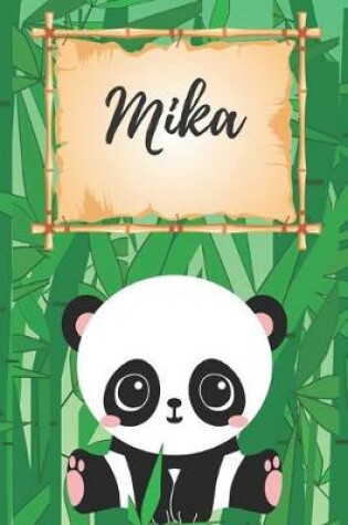 Cover of personalisiertes Notizbuch Panda / Malbuch / Kritzelbuch / Tagebuch / Journal / Notizheft / DIN A5 / Geschenke Mika