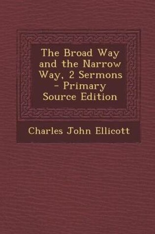 Cover of The Broad Way and the Narrow Way, 2 Sermons