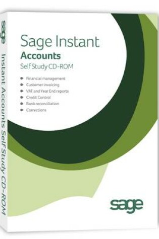 Cover of Sage Instant Accounts CD ROM