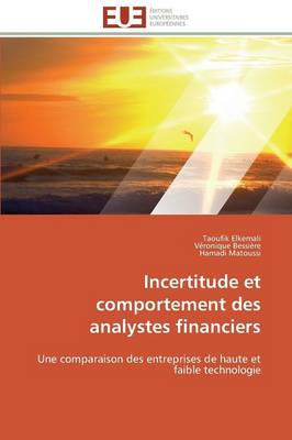 Book cover for Incertitude Et Comportement Des Analystes Financiers