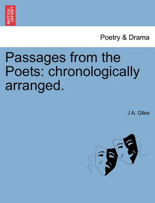 Book cover for Passages from the Poets