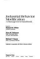 Book cover for Industrial Behaviour Modification