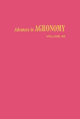Book cover for Advances in Agronomy Volume 40