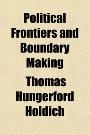 Cover of Political Frontiers and Boundary Making