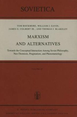 Cover of Marxism and Alternatives