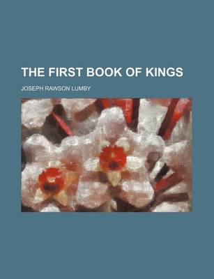 Book cover for The First Book of Kings