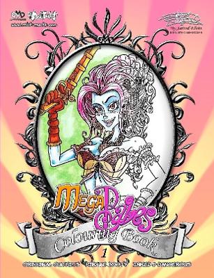 Book cover for MickMacks' Meatbucket MegaBabes' Colouring Book 1