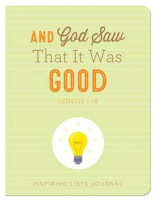 Book cover for And God Saw That It Was Good (Genesis 1:18)