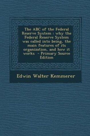 Cover of The ABC of the Federal Reserve System