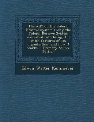 Book cover for The ABC of the Federal Reserve System