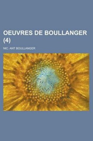 Cover of Oeuvres de Boullanger (4)