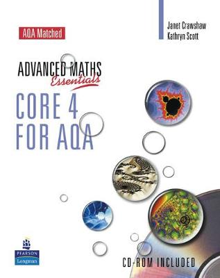 Cover of A Level Maths Essentials Core 4 for AQA Book and CD-ROM