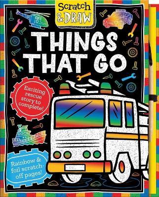 Book cover for Scratch and Draw Things that Go