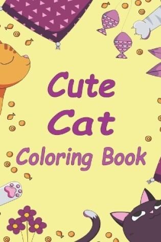 Cover of Cute Cat Coloring Book