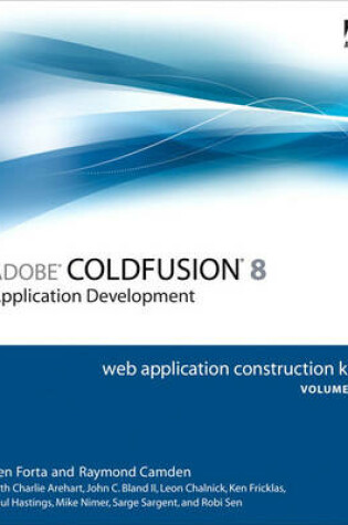 Cover of Adobe ColdFusion 8 Web Application Construction Kit, Volume 2