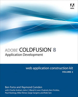Book cover for Adobe ColdFusion 8 Web Application Construction Kit, Volume 2