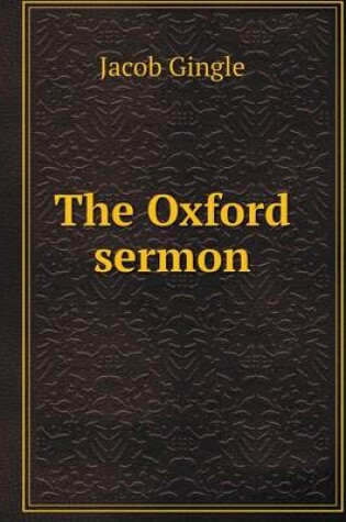 Cover of The Oxford sermon