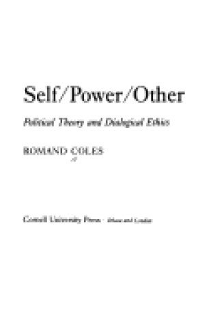 Cover of Self/Power/Other