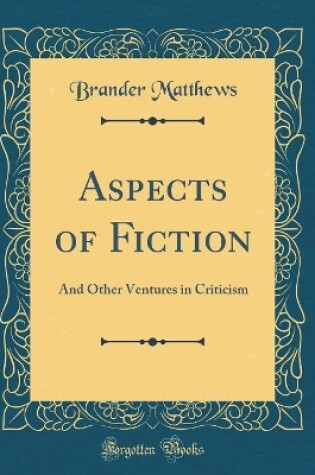 Cover of Aspects of Fiction