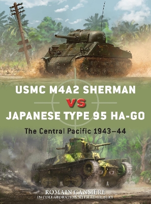 Cover of USMC M4A2 Sherman vs Japanese Type 95 Ha-Go