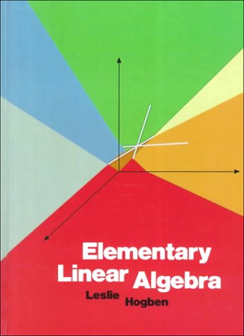 Book cover for Elementary Linear Algebra