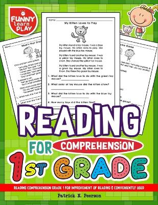 Book cover for Reading Comprehension Grade 1 for Improvement of Reading & Conveniently Used