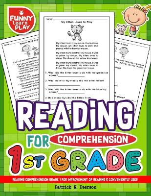 Book cover for Reading Comprehension Grade 1 for Improvement of Reading & Conveniently Used