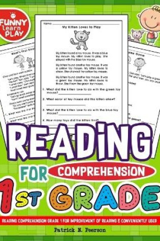 Cover of Reading Comprehension Grade 1 for Improvement of Reading & Conveniently Used