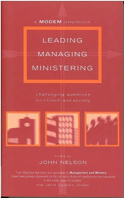 Book cover for Leading, Managing, Ministering