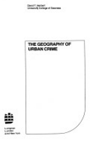 Cover of The Geography of Urban Crime