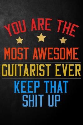 Book cover for You Are The Most Awesome Guitarist Ever Keep That Shit Up