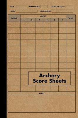 Book cover for Archery Score Sheets Book