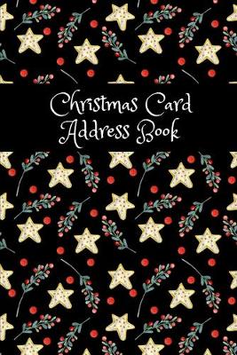 Book cover for Christmas Card Address Book