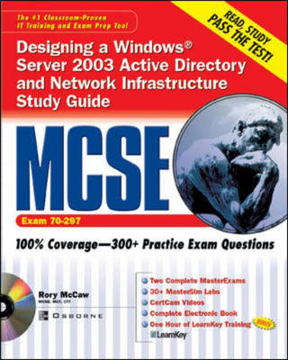 Cover of MCSE Designing a Windows Server 2003 Active Directory and Network Infrastructure Study Guide