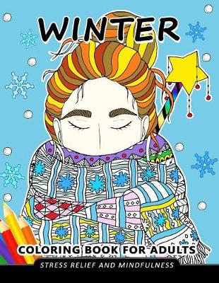 Book cover for Winter Coloring Book for Adults
