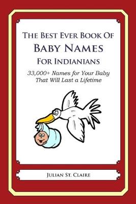 Book cover for The Best Ever Book of Baby Names for Indianians