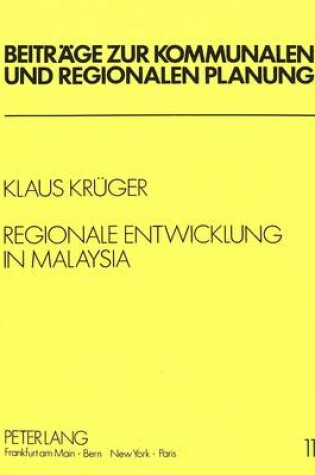 Cover of Regionale Entwicklung in Malaysia