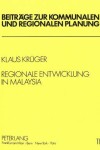 Book cover for Regionale Entwicklung in Malaysia