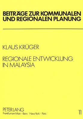 Book cover for Regionale Entwicklung in Malaysia