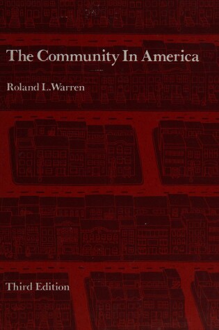 Cover of Community in America